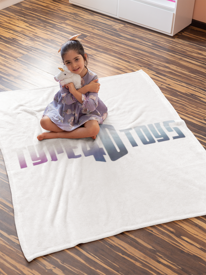 Type 40 Toys Soft Fleece Baby Blanket – Cozy & Warm Comfort
