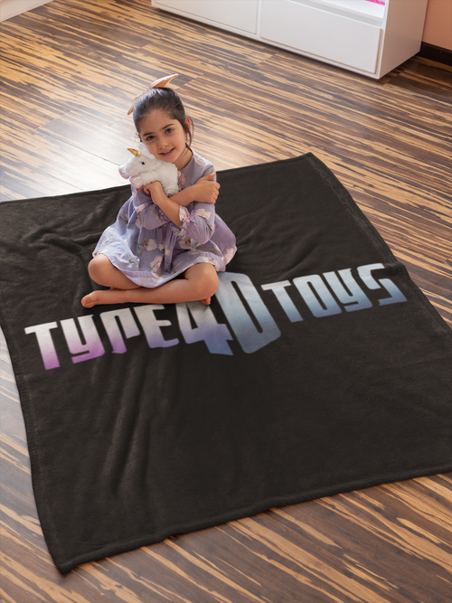 Type 40 Toys Soft Fleece Baby Blanket – Cozy & Warm Comfort