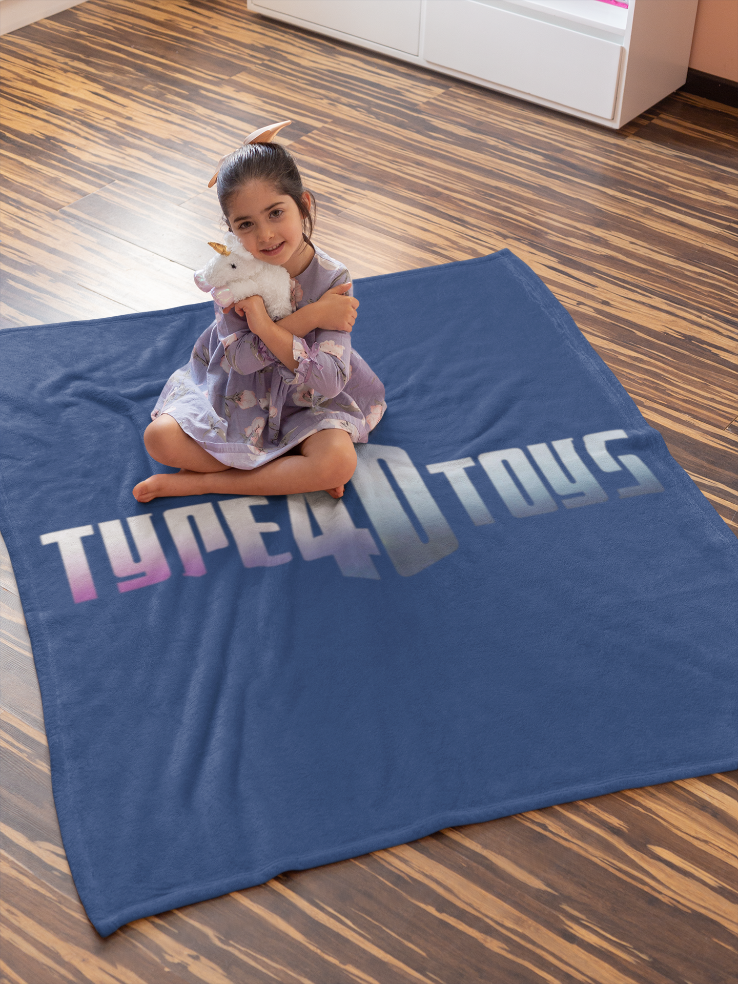 Type 40 Toys Soft Fleece Baby Blanket – Cozy & Warm Comfort